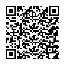 Código QR para número de telefone +12187114207