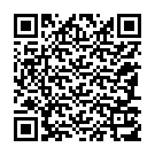 Código QR para número de telefone +12187117328