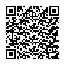 QR Code สำหรับหมายเลขโทรศัพท์ +12187117329