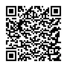 Código QR para número de teléfono +12187117330