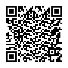 QR-koodi puhelinnumerolle +12187119657