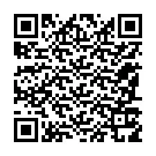 Código QR para número de teléfono +12187119973