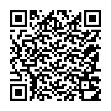 Código QR para número de teléfono +12187210569