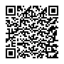 QR-код для номера телефона +12187211062