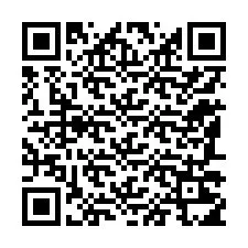 Código QR para número de teléfono +12187215216