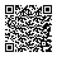 QR код за телефонен номер +12187216293