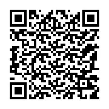 QR kód a telefonszámhoz +12187219141