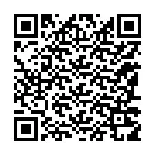 QR Code pour le numéro de téléphone +12187219262