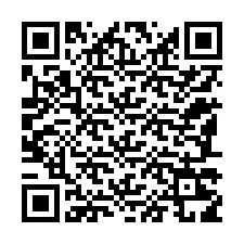 QR-koodi puhelinnumerolle +12187219424