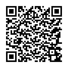 QR kód a telefonszámhoz +12187242608