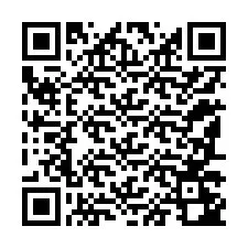 Código QR para número de telefone +12187242770