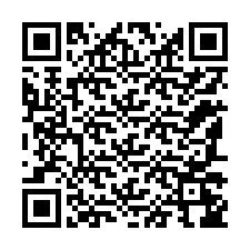 QR код за телефонен номер +12187246341