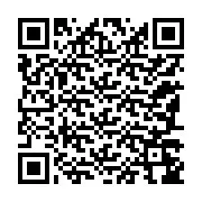 QR-koodi puhelinnumerolle +12187246934