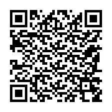 QR kód a telefonszámhoz +12187258663