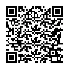 QR код за телефонен номер +12187260067