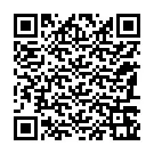 QR код за телефонен номер +12187261814