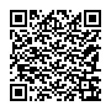 電話番号のQRコード +12187263031