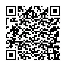 QR-code voor telefoonnummer +12187265564