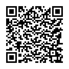 QR код за телефонен номер +12187267248