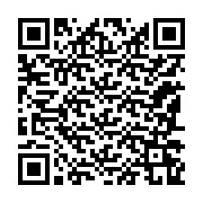 QR kód a telefonszámhoz +12187269275