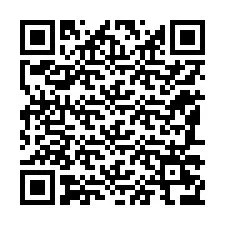 Kode QR untuk nomor Telepon +12187276612