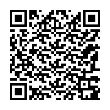 電話番号のQRコード +12187381015