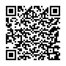 Código QR para número de teléfono +12187381154