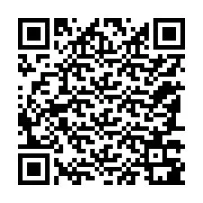 Kode QR untuk nomor Telepon +12187381589