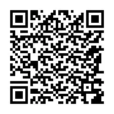 Código QR para número de teléfono +12187386296