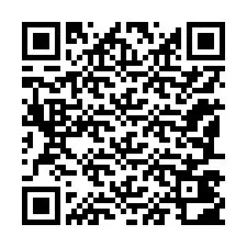 QR-Code für Telefonnummer +12187402135