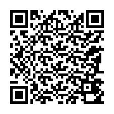 Código QR para número de telefone +12187450268