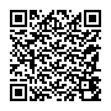 電話番号のQRコード +12187450270