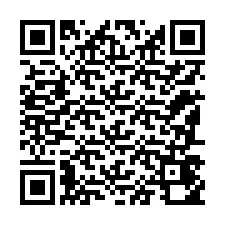 QR kód a telefonszámhoz +12187450271