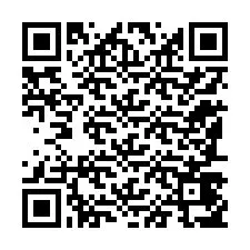 QR-код для номера телефона +12187457996