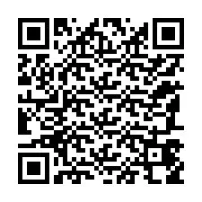 Código QR para número de telefone +12187458004