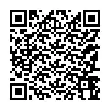 QR код за телефонен номер +12187464970