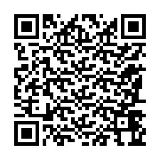 QR код за телефонен номер +12187464976