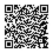 Código QR para número de telefone +12187464978