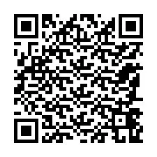 Kode QR untuk nomor Telepon +12187469287