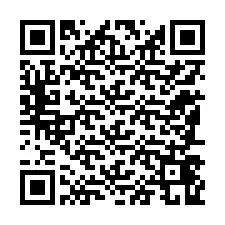 QR Code สำหรับหมายเลขโทรศัพท์ +12187469296