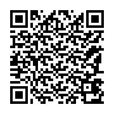 QR-code voor telefoonnummer +12187472121