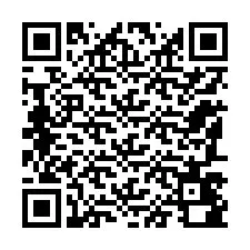 QR код за телефонен номер +12187480517