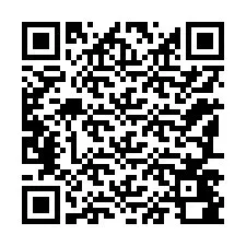 QR код за телефонен номер +12187480721