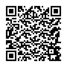 Codice QR per il numero di telefono +12187481615