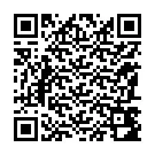 QR код за телефонен номер +12187482452