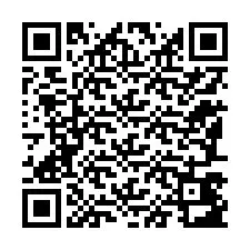 Codice QR per il numero di telefono +12187483026