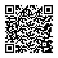 Código QR para número de teléfono +12187483027