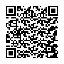 QR kód a telefonszámhoz +12187483194