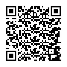 QR kód a telefonszámhoz +12187483196