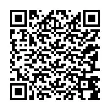 Kode QR untuk nomor Telepon +12187484028